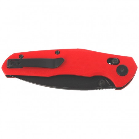 Nóż składany Bestechman Ronan Red G10, Black PVD Stonewashed 14C28N (BMK02J)