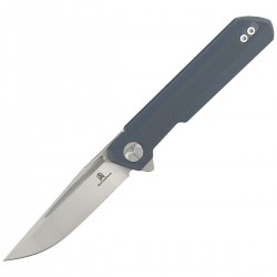 Nóż składany Bestechman Mini Dundee Grey G10, Stonewashed / Satin D2 by Ostap Hel (BMK03D)