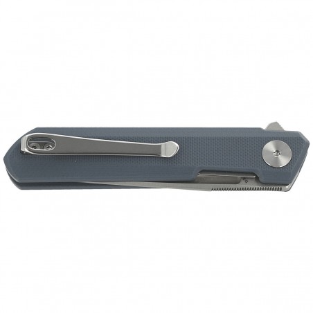 Nóż składany Bestechman Mini Dundee Grey G10, Stonewashed / Satin D2 by Ostap Hel (BMK03D)