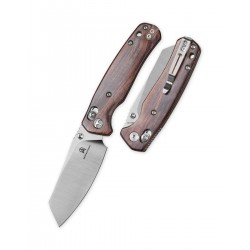 Nóż składany Bestechman Cicada's Wing Desert Ironwood, Satin 10Cr15MoV (BMK06-W-3)