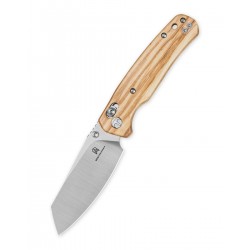 Nóż składany Bestechman Cicada's Wing Olive Wood, Satin 10Cr15MoV (BMK06-W-1)