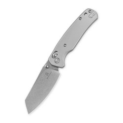 Nóż składany Bestechman Cicada's Wing Grey Slab Side Stainless Steel, Stonewashed 10Cr15MoV (BMK06-S-7)