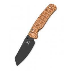 Nóż składany Bestechman Cicada's Wing Bronze Frag Stainless Steel, Black PVD 10Cr15MoV (BMK06-S-4)