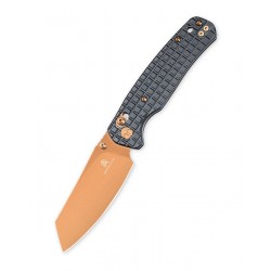 Nóż składany Bestechman Cicada's Wing Black Frag Stainless Steel, Bronze PVD 10Cr15MoV (BMK06-S-3)