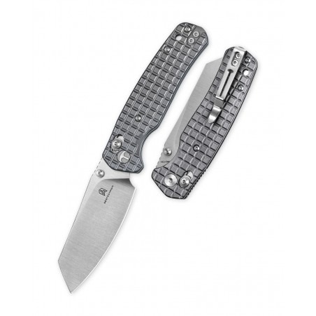 Nóż składany Bestechman Cicada's Wing Grey Frag Stainless Steel, Satin 10Cr15MoV (BMK06-S-1)