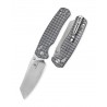 Nóż składany Bestechman Cicada's Wing Grey Frag Stainless Steel, Satin 10Cr15MoV (BMK06-S-1)