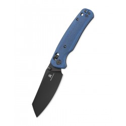 Nóż składany Bestechman Cicada's Wing Blue Micarta, Black PVD 10Cr15MoV (BMK06-M-4)