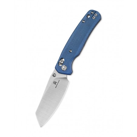 Nóż składany Bestechman Cicada's Wing Blue Micarta, Satin 10Cr15MoV (BMK06-M-1)