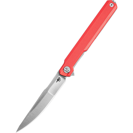 Nóż składany Bestech Duoz Red G10, Satin 14C28N by Ostap Hel (BG65C)
