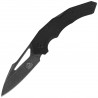 Nóż składany Puma Tec Curved Black G10, Black Stonewashed 7Cr17MoV (315913)