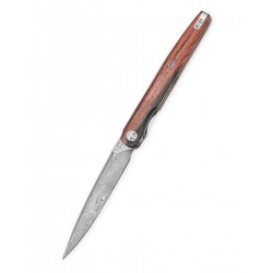 Nóż składany Bestechman Lanza Rosewood, Damascus by Grzegorz Grabarski (BMK14-D-3)