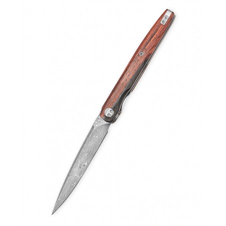 Nóż składany Bestechman Lanza Rosewood, Damascus by Grzegorz Grabarski (BMK14-D-3)