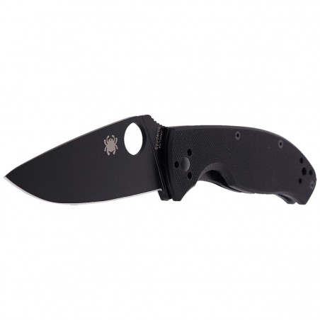 Nóż składany Spyderco Tenacious Black G10, Black 8Cr13MoV by Eric Glesser (C122GBBKP)