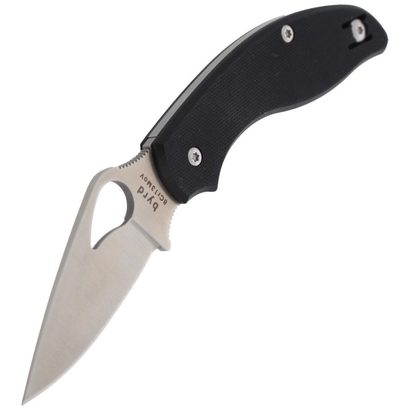 Nóż Spyderco Byrd Tern G-10 Black, Plain (BY23GP)