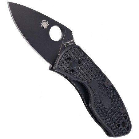 Nóż składany Spyderco Ambitious Black FRN, Black Blade 8Cr13MoV (C148PBBK)