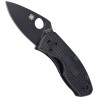 Nóż składany Spyderco Ambitious Black FRN, Black Blade 8Cr13MoV (C148PBBK)