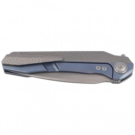 Nóż składany Bestech Wet Nellie Blue/Grey Titanium, Fine Stonewashed MagnaCut by Kombou (BT2505A)