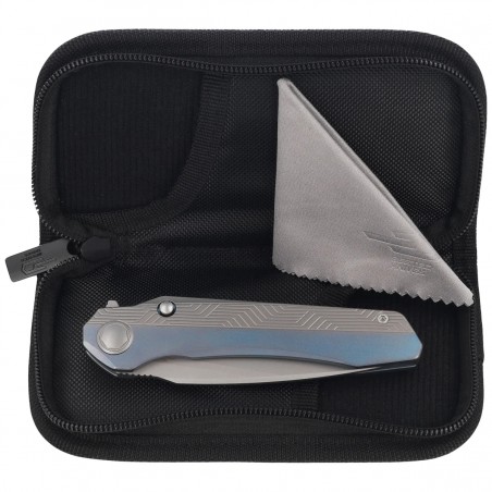 Nóż składany Bestech Wet Nellie Blue/Grey Titanium, Fine Stonewashed MagnaCut by Kombou (BT2505A)