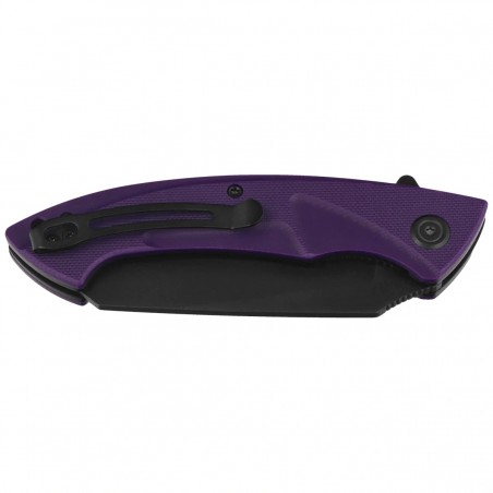 Nóż składany Kubey Anteater Purple G10, Blackwashed 14C28N (KU212M)