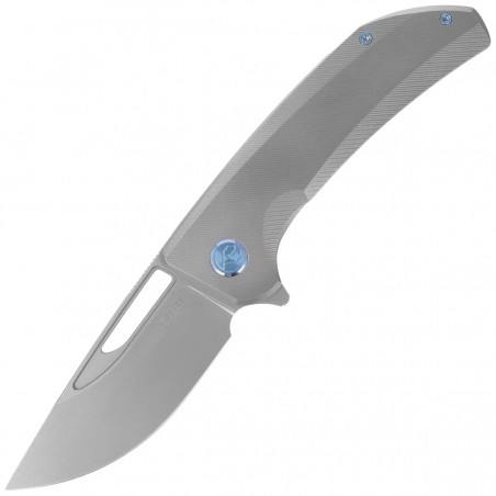 Nóż składany Kubey Hyperion Micro Milling Lines Titanium, Sandblasted CPM S35VN by Jelly Jerry (KB368G)