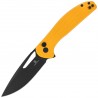 Nóż składany Bestechman Whalefin Yellow G10, Black PVD D2 (BMK18E)