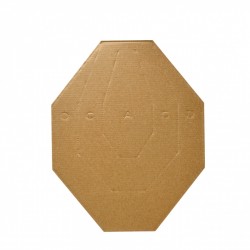 Tarcza kartonowa Range Solutions IPSC biało/brązowa, 50 szt.
