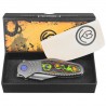 Nóż składany Kubey KB Knives Stroller Gray Titanium/CF Inlays, Stonwashed CPM 20CV by Utilizator (KB384A)