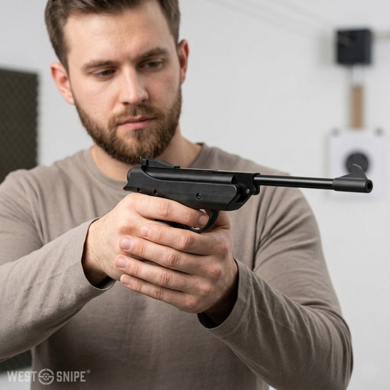   Wiatrówka pistolet SP500 kal. 4,5mm SnowPeak łamany - 2 - norb