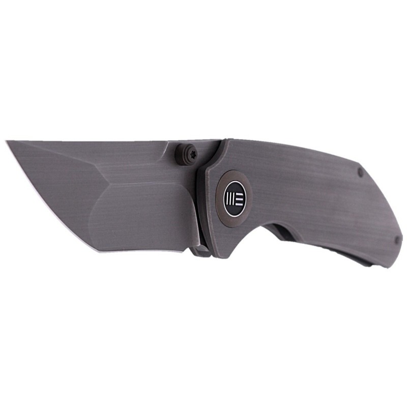 Nóż składany WE Knife Thug Gray Titanium, Gray Hand Rubbed CPM 20CV by Matt Christensen (2103B)