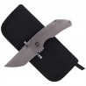 Nóż składany WE Knife Thug Gray Titanium, Gray Hand Rubbed CPM 20CV by Matt Christensen (2103B)