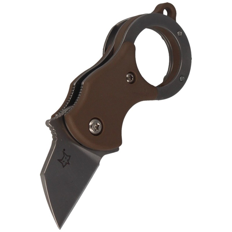 Nóż składany FOX Karambit Mini-TA FRN Coyote, Bead Blasted (FX-536 CB)