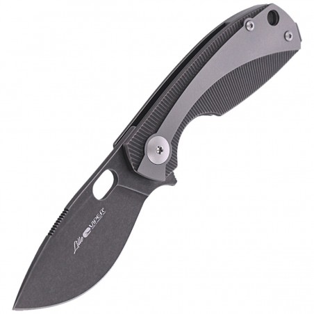 Nóż składany Viper Lille DSW/Grey Titanium, Dark Stonesashed M390 by Jesper Voxnæs (V5963TITI)