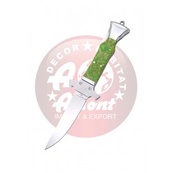 Nóż składany Third Decor Habitat N200V Fluorescent Green Acrylic/Mirror-Polished, Mirror-Polished 440 (TH-N200V)