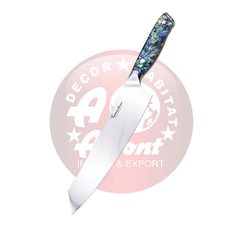 Nóż Kuchenny Tramuntana Decor Habitat CD14 Abalone/Epoxy, VG10 Damascus (TK-CD14)