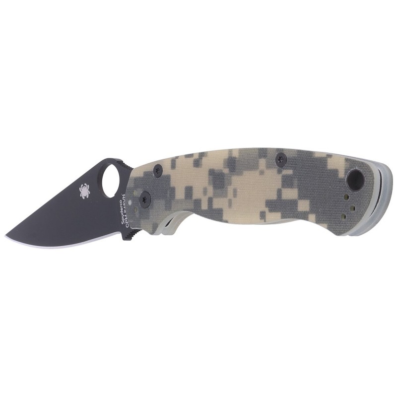 Nóż składany Spyderco Para Military 2 Digital Camo G10, Black DLC CPM S45VN by Sal, Eric Glesser (C81GPCMOBK2)