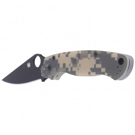 Nóż składany Spyderco Para Military 2 Digital Camo G10, Black DLC CPM S45VN by Sal, Eric Glesser (C81GPCMOBK2)