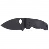 Nóż składany Spyderco Shaman Black G10, Black DLC CPM S30V by Sal Glesser (C229GPBK)