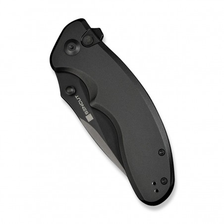 Nóż składany Sencut Cybrix Black Aluminium, Black 9Cr18MoV (S23098A-1)