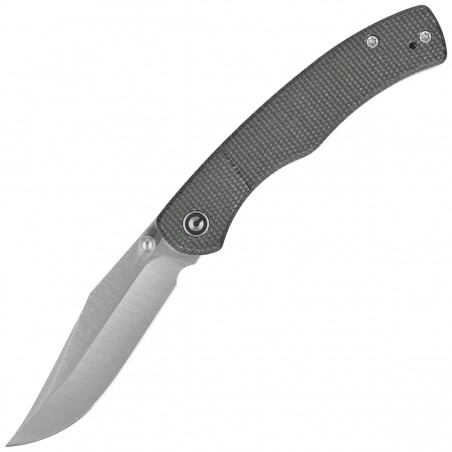 Nóż składany Civivi Clingman Green Canvas Micarta, Satin Nitro-V by Taylor Martin Best Damn EDC (C23065-4)