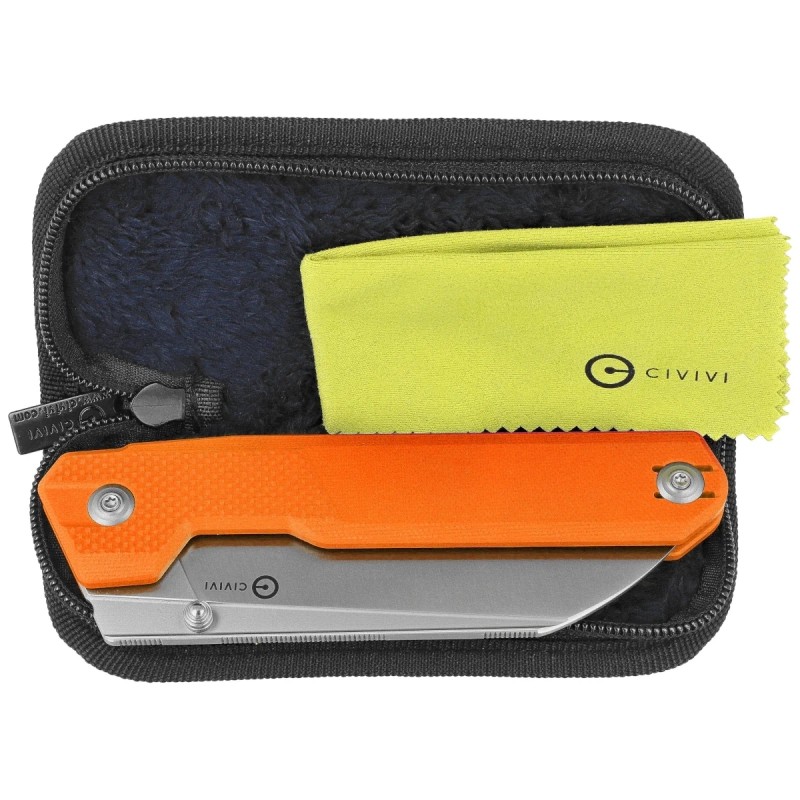 Nóż składany Civivi Hid Orange G10, Satin 14C28N by Ostap Hel (C23008-4)