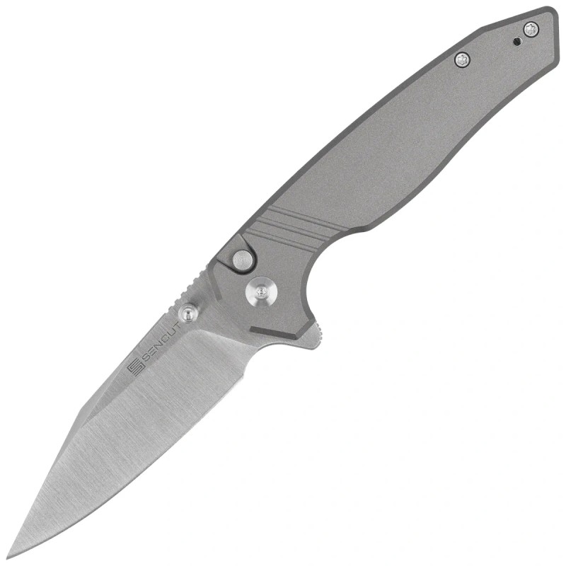 Nóż składany Sencut Selkyris Gray Aluminium, Satin D2 (S25068-2)