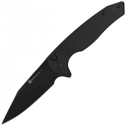 Nóż składany Sencut Selkyris Black Aluminium, Black D2 (S25068-1)