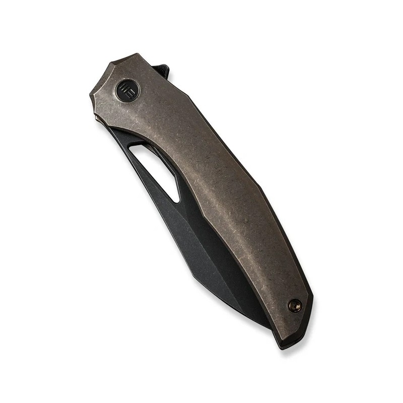 Nóż składany WeKnife Ignio Mystery Box Bronze Titanium, Black Stonewashed CPM 20CV by Toni Tietzel (WE22042B-2 MB)