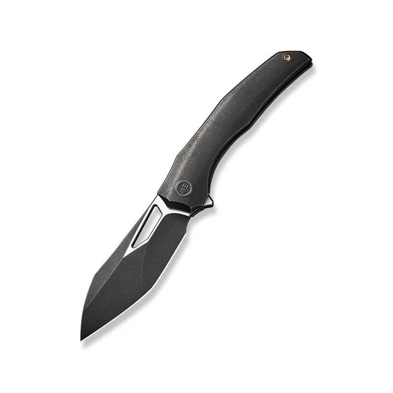 Nóż składany WeKnife Ignio Mystery Box Black Titanium, Black Stonewashed/Satin CPM 20CV by Toni Tietzel (WE22042B-1 MB)