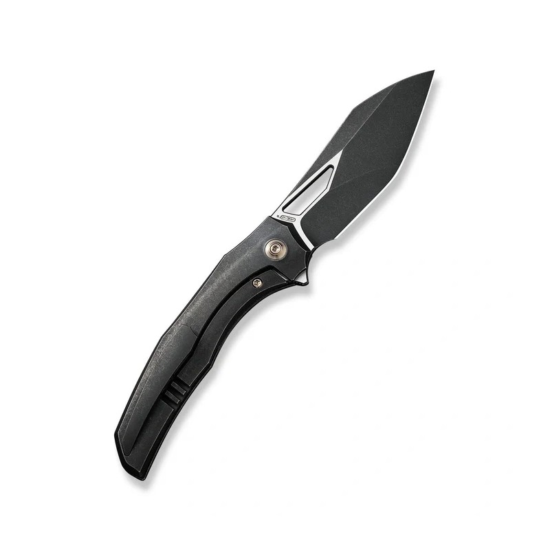 Nóż składany WeKnife Ignio Mystery Box Black Titanium, Black Stonewashed/Satin CPM 20CV by Toni Tietzel (WE22042B-1 MB)