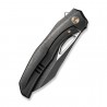 Nóż składany WeKnife Ignio Mystery Box Black Titanium, Black Stonewashed/Satin CPM 20CV by Toni Tietzel (WE22042B-1 MB)