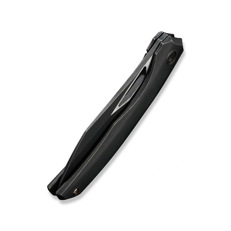 Nóż składany WeKnife Ignio Mystery Box Black Titanium, Black Stonewashed/Satin CPM 20CV by Toni Tietzel (WE22042B-1 MB)