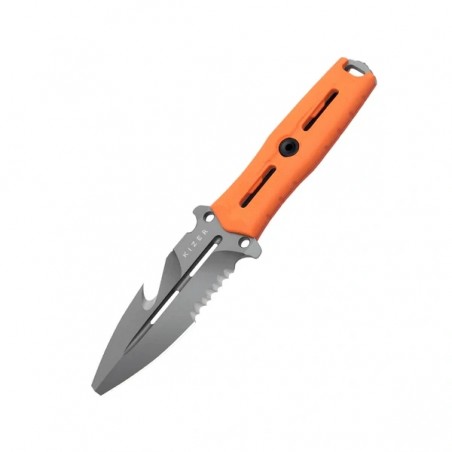 Nóż Kizer Norcross Orange G10, Gray Stonewashed Nitro-V by L.F (ZX-FB01A6)