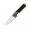 Nóż składany Kizer Mini Militaw Black-Green G10, Satin Nitro-V by Jonathan Styles (V3634SA6)