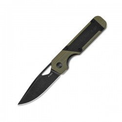 Nóż składany Kizer Mini Militaw Green G10 / Black Micarta, Black Stonewashed Nitro-V by Jonathan Styles (V3634SA5)